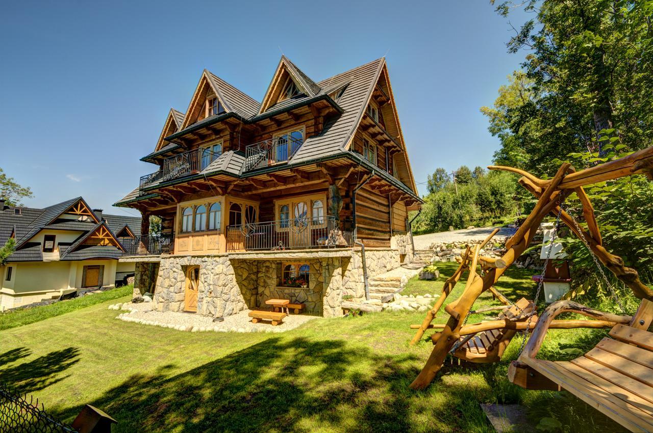 Apartamenty Willa Olsza Wood House & Mountain View & Sauna ザコパネ エクステリア 写真