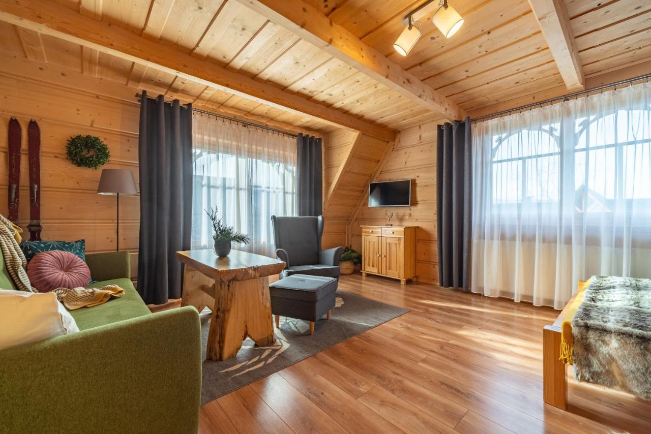 Apartamenty Willa Olsza Wood House & Mountain View & Sauna ザコパネ エクステリア 写真